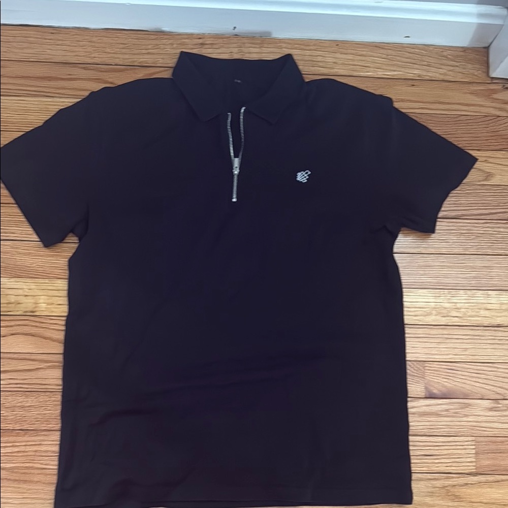 Jed North Midnight Polo with Zipper